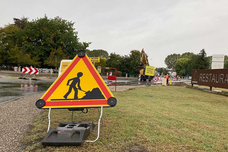 Première phase des travaux entre le rond-point de Saint-Jacques et l'avenue du Maréchal Leclerc d'octobre à fin novembre 2023 (1).