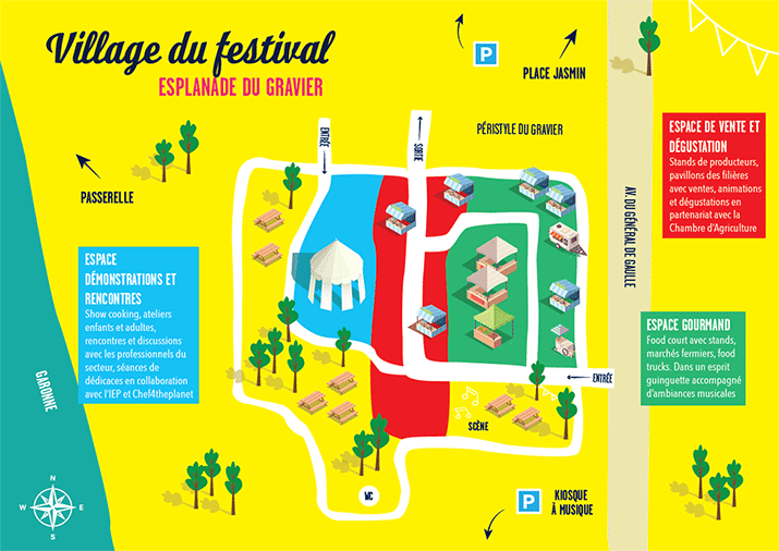 Plan du Village Festival